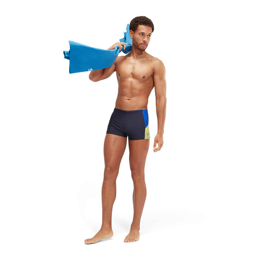 Speedo Mens Aquashort Dive True Navy/True Cobalt/Lemon Drizzle