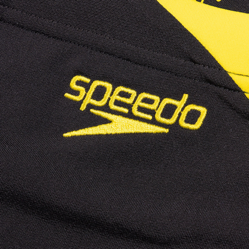 Speedo Mens Hyper Boom Splice Aquashort Black, Lemon Drizzle