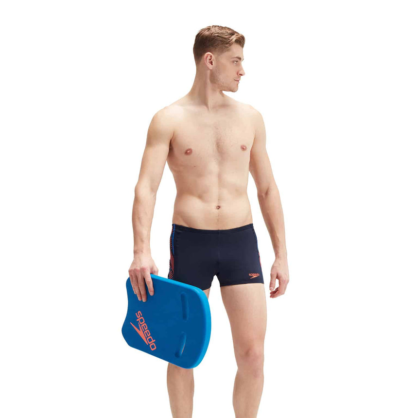 Speedo Herren Aquashort Tech Panel True Navy/Volcanic Orange/True Cobalt