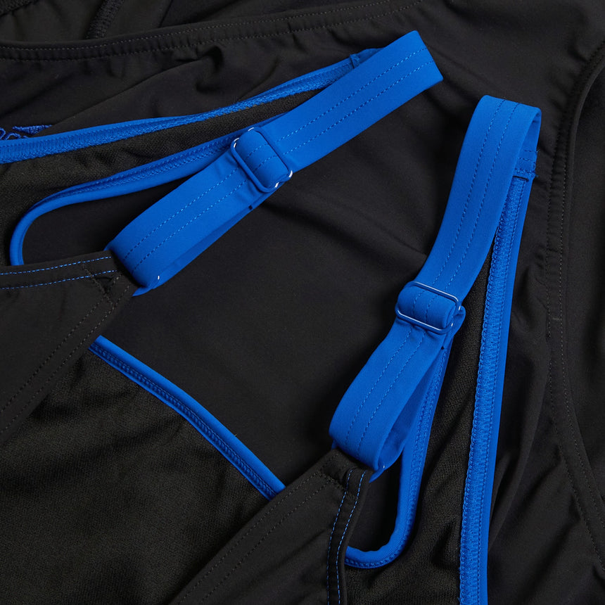 Speedo Womens Shaping ContourEclipse 1 Piece Black/True Cobalt