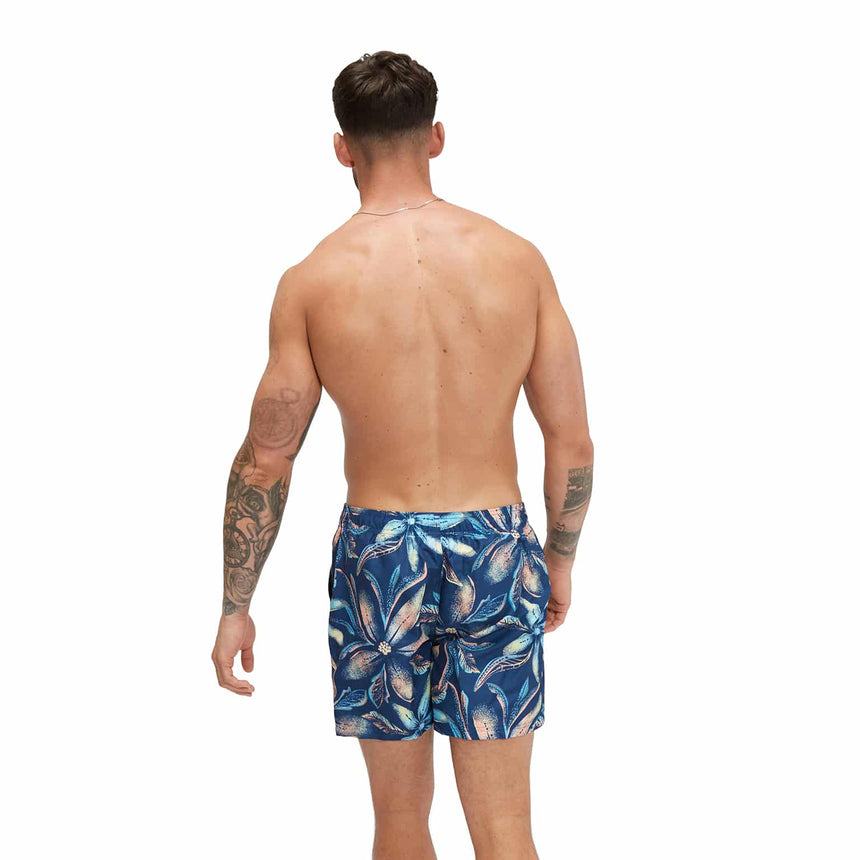 Speedo Herren Watershort Digital Printed Leisure 16" Pure Blue/Fall/Pool/Marine Blue/Pulcino/Soft Olive