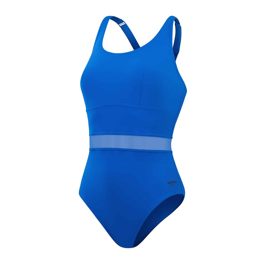 Speedo Womens Shaping LuniaGlow 1 Piece True Colbalt