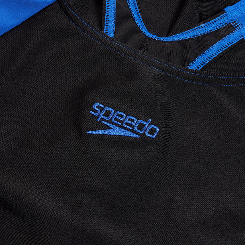 Speedo Womens Hyperboom Splice Racerback Black / True Cobalt