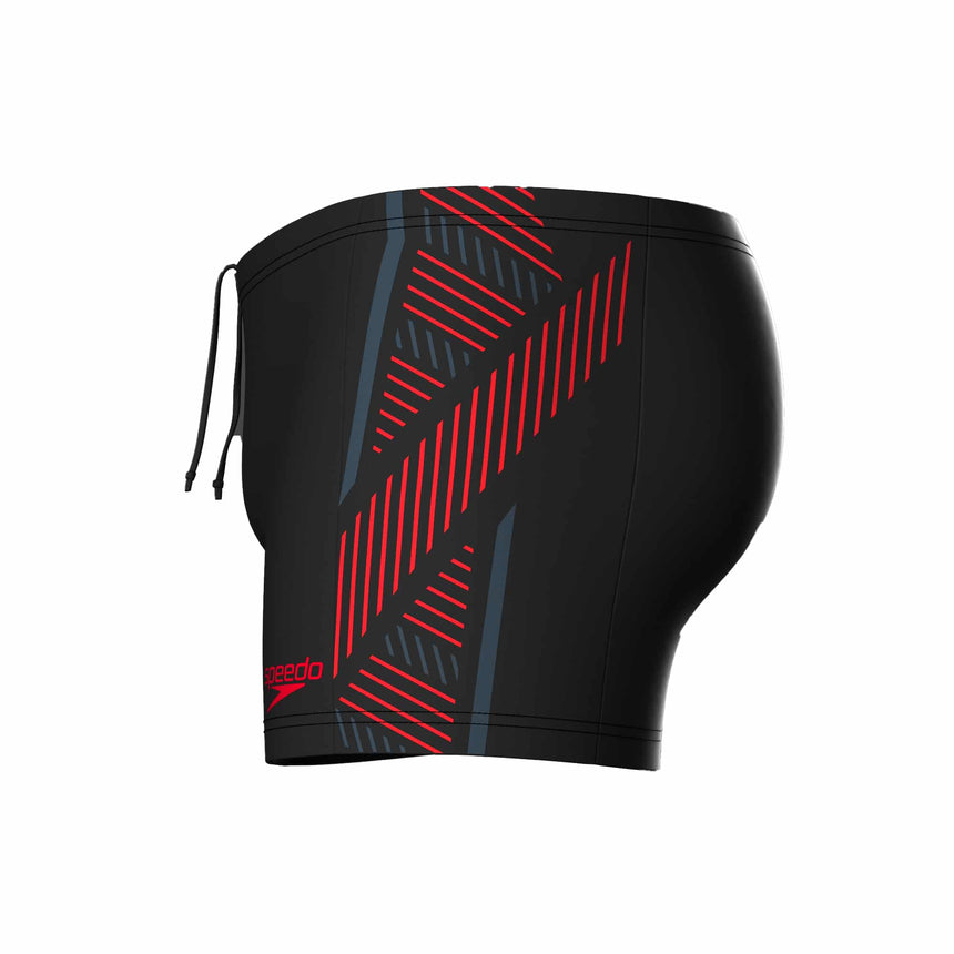 Speedo Tech Panel Aquashort Black/Red