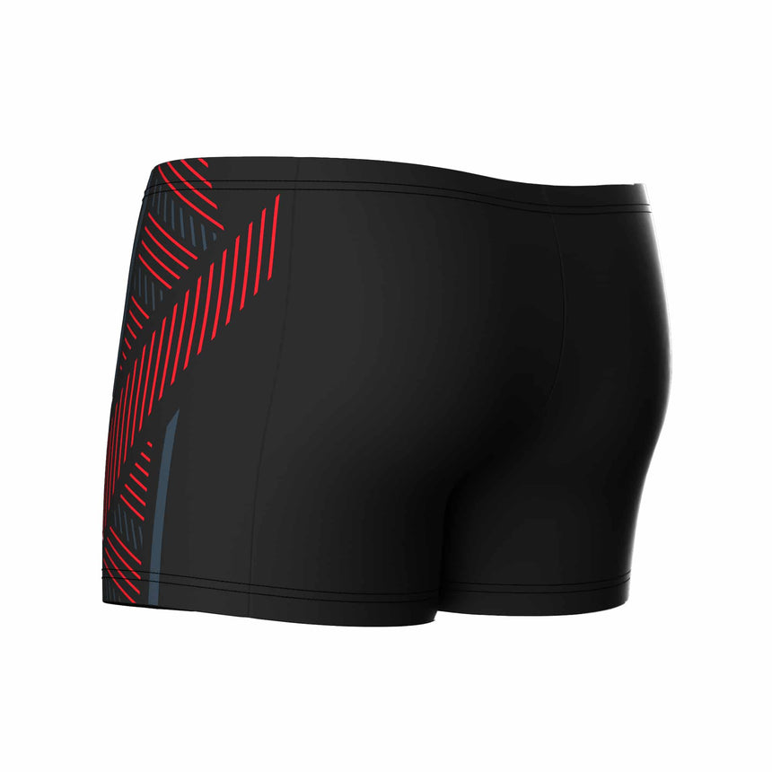 Speedo Tech Panel Aquashort Black/Red