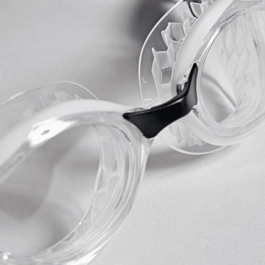 Arena Zwembril Air-Bold Swipe Zwart/Wit