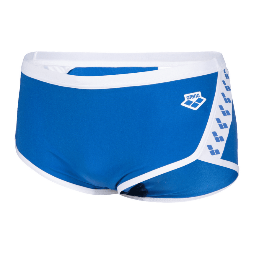 Arena Zwemboxer Icons Low Waist Solid Blauw