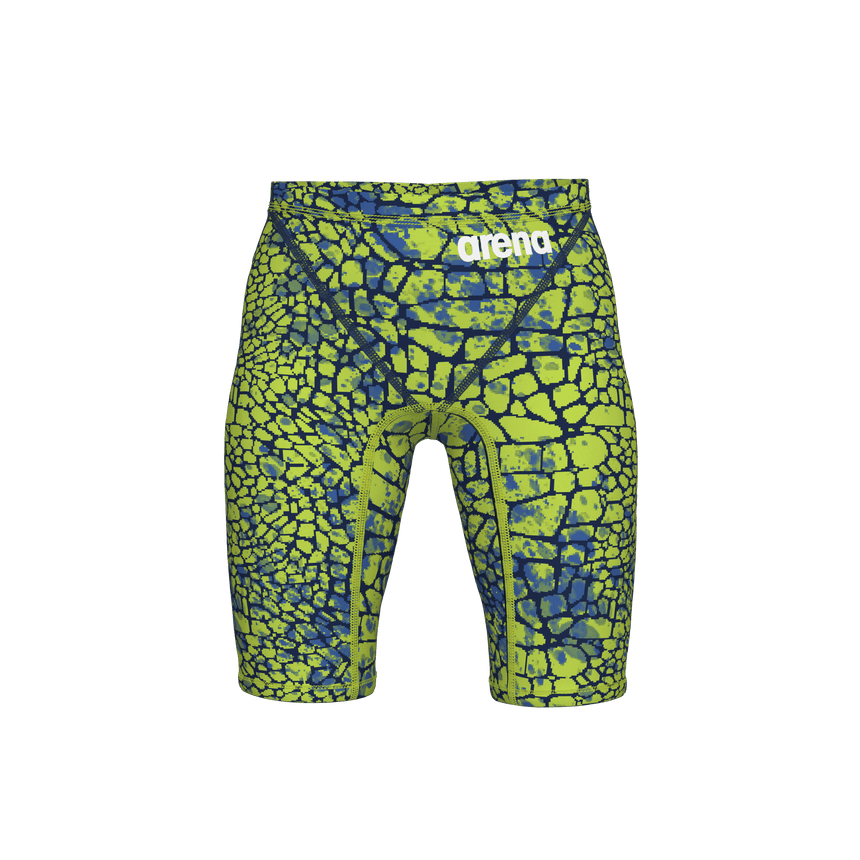 Arena Jongens Wedstrijdjammer Powerskin ST Next Snakeskin Groen