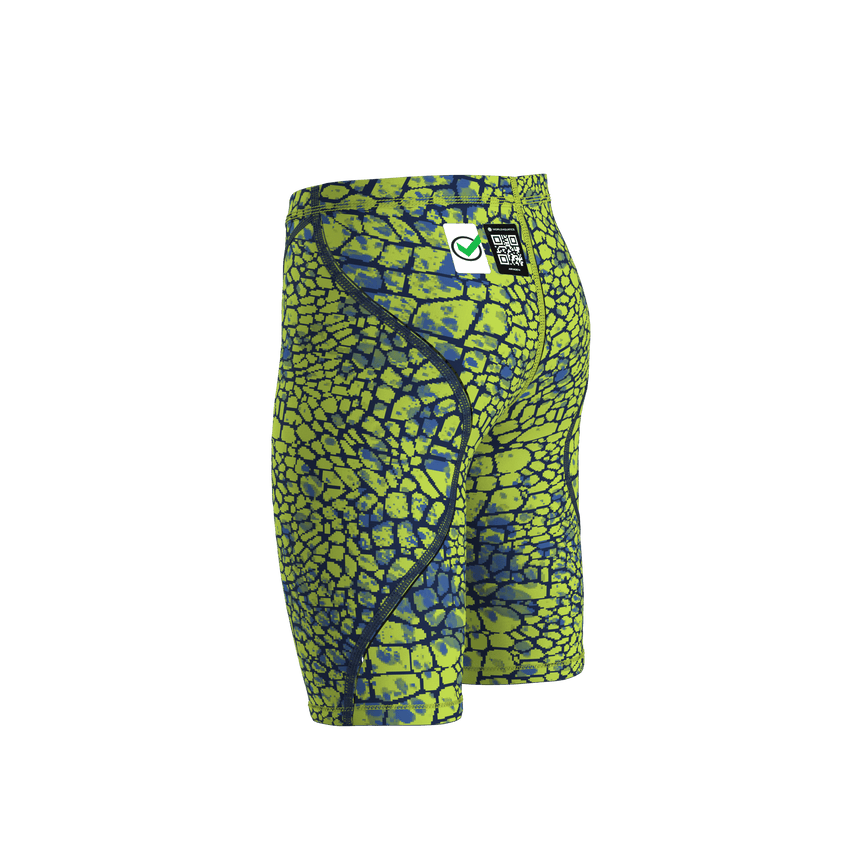 Arena Jongens Wedstrijdjammer Powerskin ST Next Snakeskin Groen