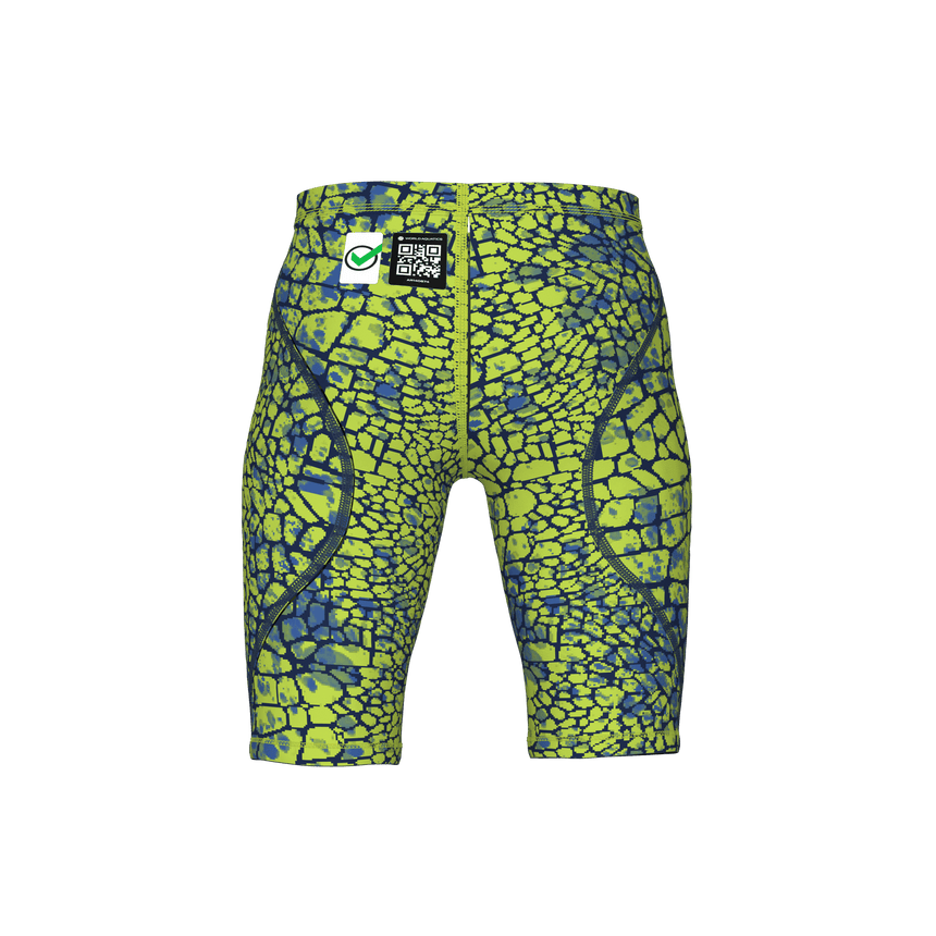 Arena Jongens Wedstrijdjammer Powerskin ST Next Snakeskin Groen