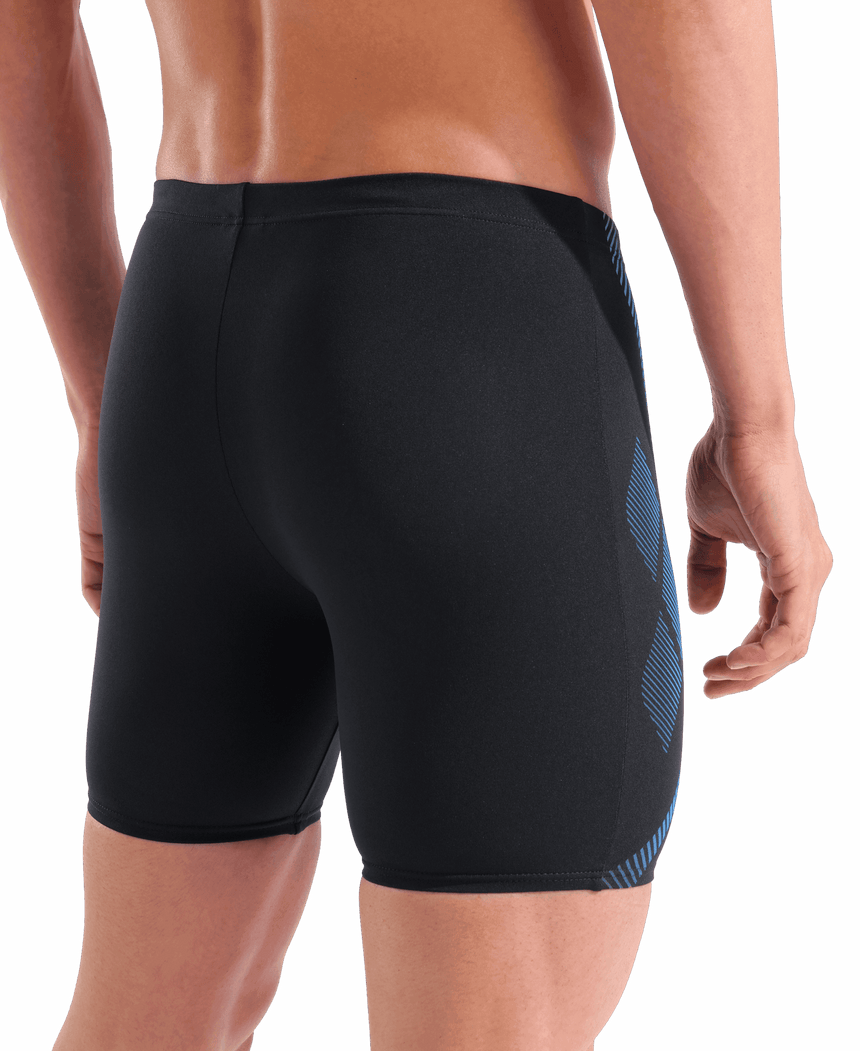 Arena Mid Zwemjammer Poseidonia Zwart/Blauw