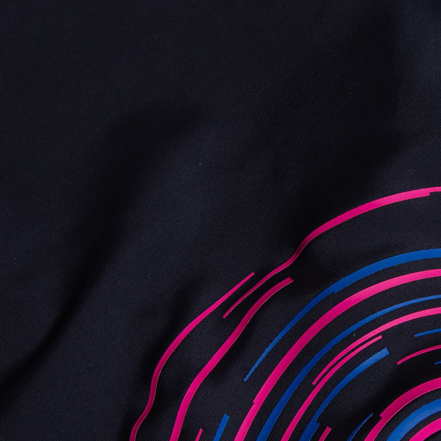 Speedo Girls Placmement Muscleback True Navy / Electric Pink / True Cobalt