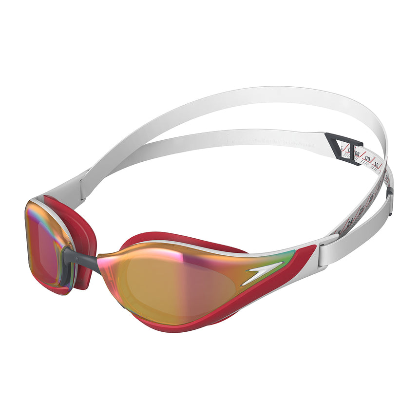 Speedo Schwimmbrille Fastskin Pure Focus Rot/Weiß