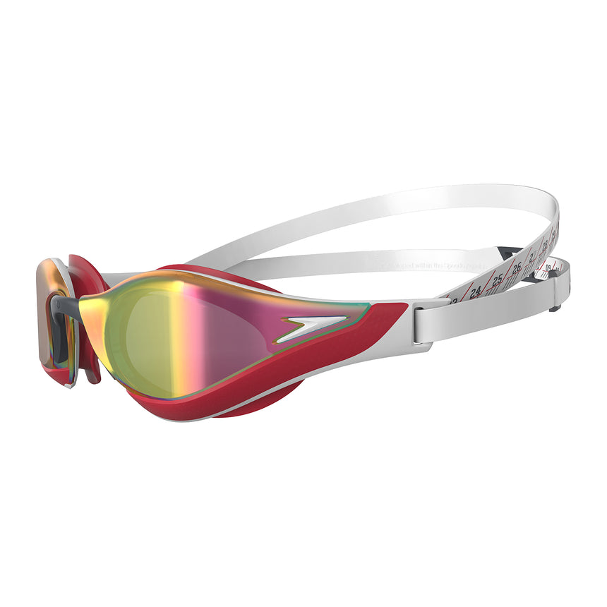 Speedo Schwimmbrille Fastskin Pure Focus Rot/Weiß