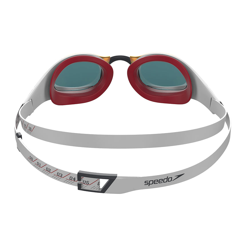 Speedo Schwimmbrille Fastskin Pure Focus Rot/Weiß