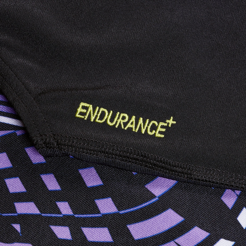 Speedo Womens Printed Hydrasuit Black / Lemon Drizzle