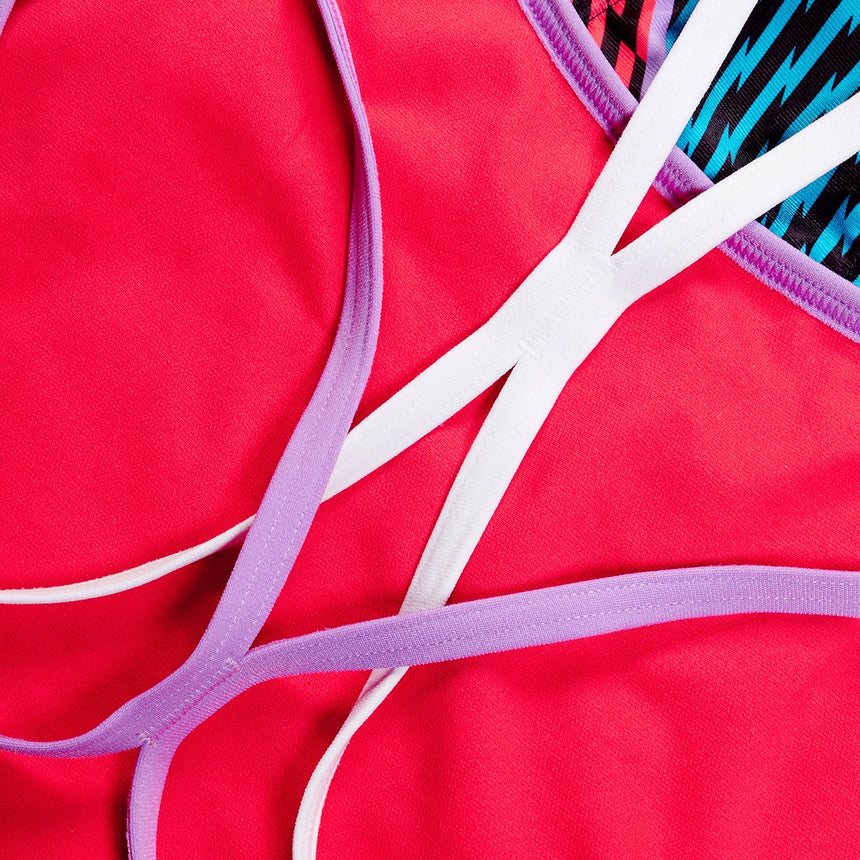 Speedo Womens Allover Digital Starback Black, White, Watermelon, Bolt, Sweet Purple