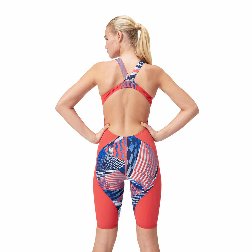 Speedo Fastskin LZR Ignite Kneeskin Flame Red/Bolt/White