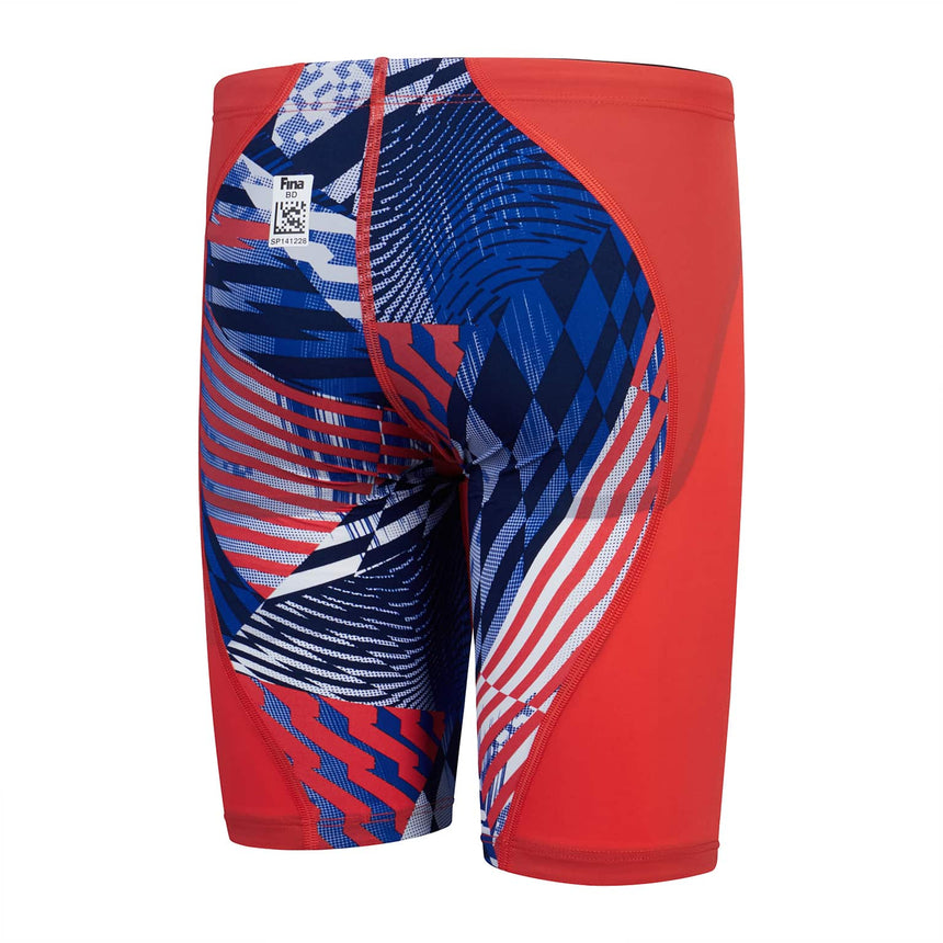 Speedo Junior Competition Jammer Fastskin LZR Ignite Flame Red/Bolt/White