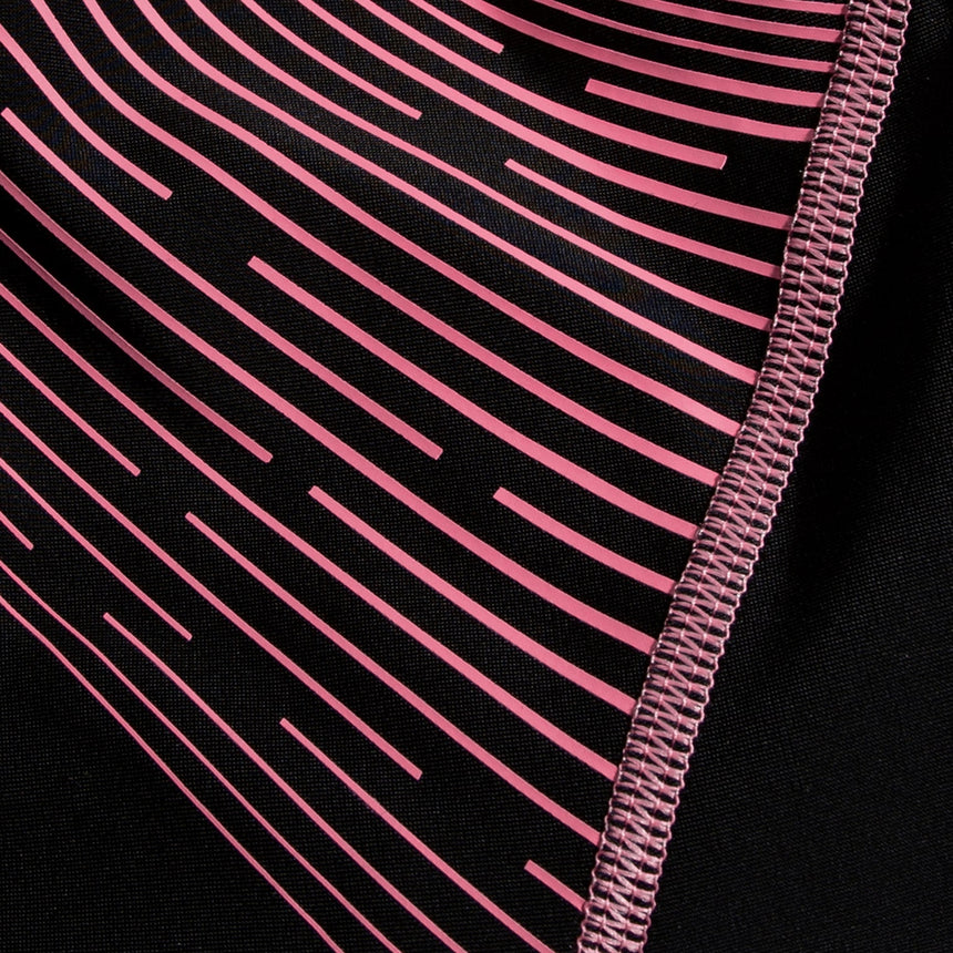 Speedo Girls Swimsuit Medley Logo Medalist Black/Pink