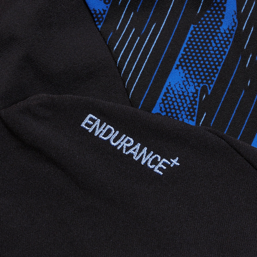 Speedo Damen Badeanzug HyperBoom Splice Muscleback Schwarz/True Cobalt/Curious Blue