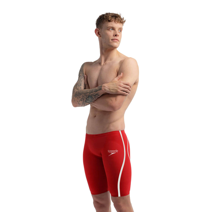 Speedo Competition Jammer Fastskin LZR Pure Intent 2.0 Flame Red/White