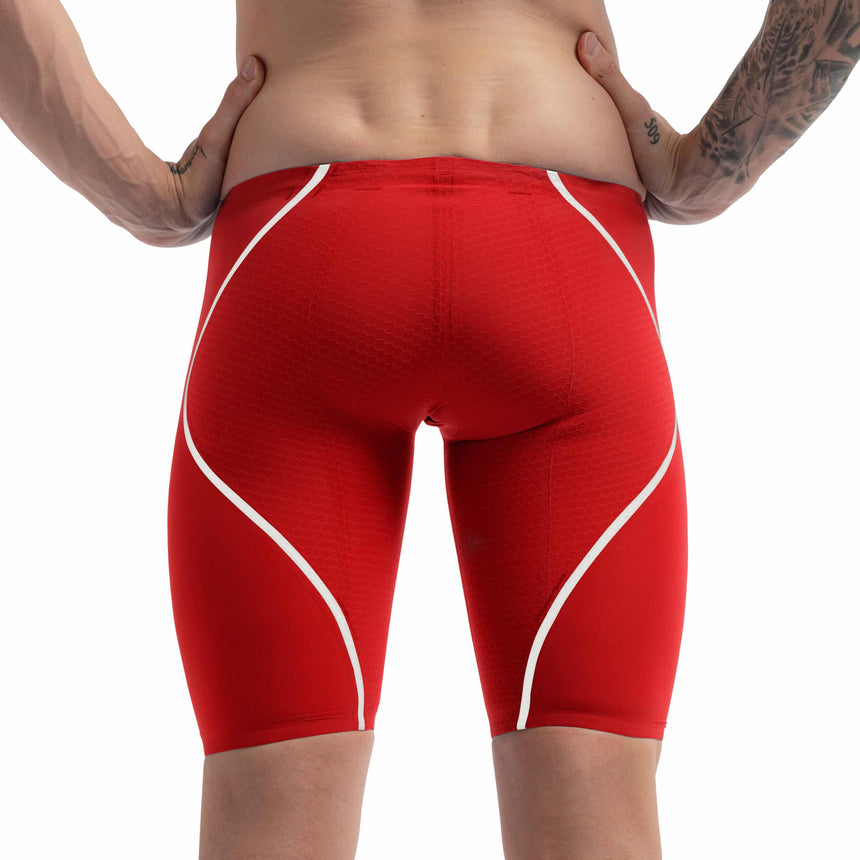 Speedo Competition Jammer Fastskin LZR Pure Intent 2.0 Flame Red/White