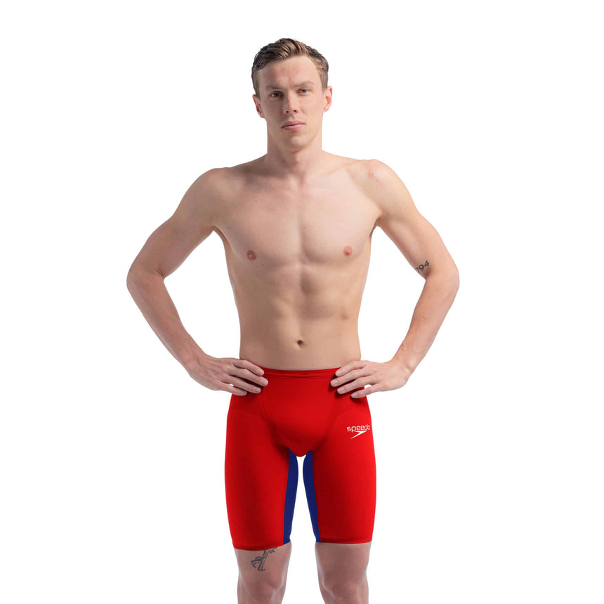 Speedo Competition Jammer Fastskin LZR Pure Valor 2.0 Flame Red/Cobalt Pop