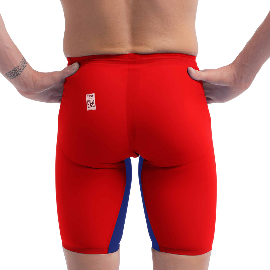 Speedo Competition Jammer Fastskin LZR Pure Valor 2.0 Flame Red/Cobalt Pop