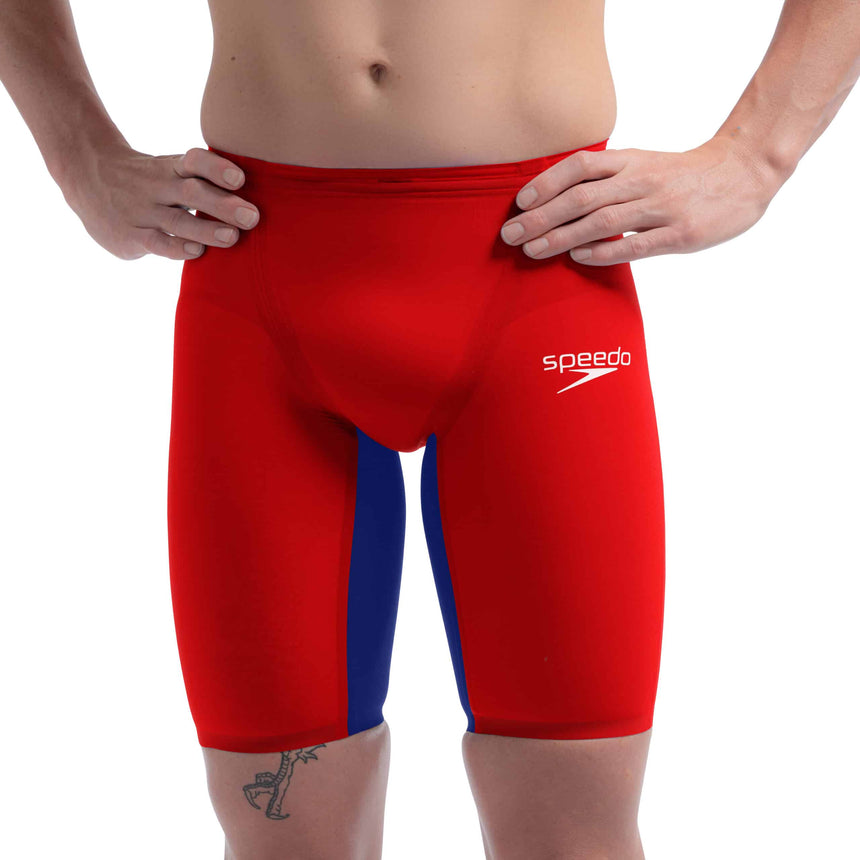 Speedo Competition Jammer Fastskin LZR Pure Valor 2.0 Flame Red/Cobalt Pop