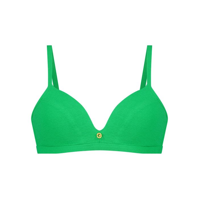 Ten Cate Bikini Top Triangle Padded Wired Bright Green Relief