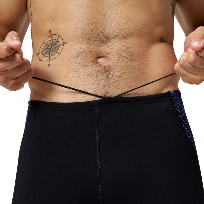 Speedo Schwimmjammer Tech Panel Schwarz/Blau