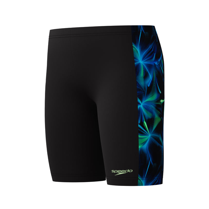 Speedo Jongens Zwemjammer Sprint Panel Zwart/Groen