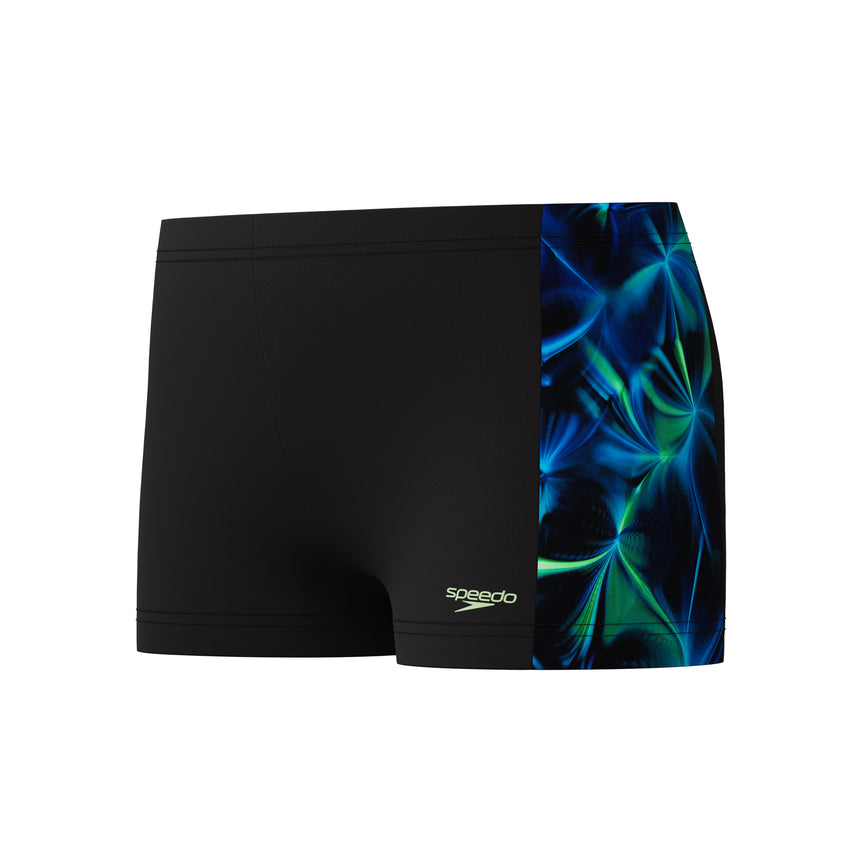 Speedo Jongens Zwemboxer Sprint Panel Zwart/Groen