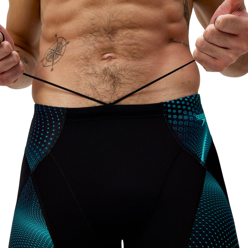 Speedo Compressie Jammer Eco Endurance+ Blauw/Groen