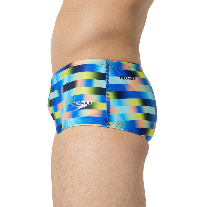 Speedo Zwemslip 14cm Allover Digi Blauw/Groen