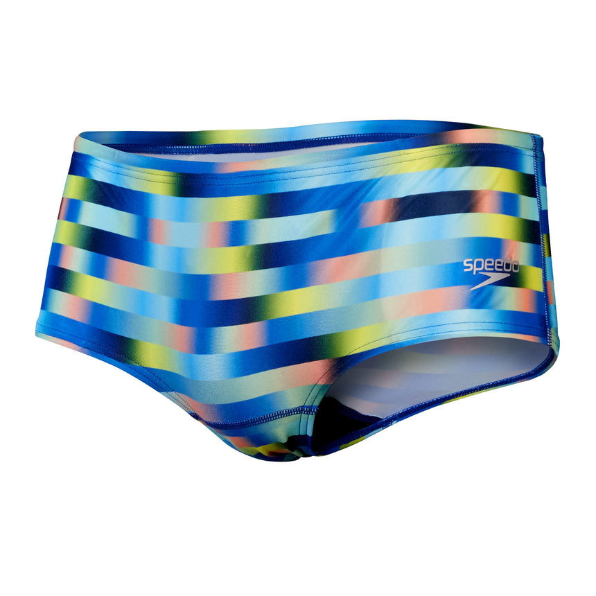 Speedo Zwemslip 14cm Allover Digi Blauw/Groen