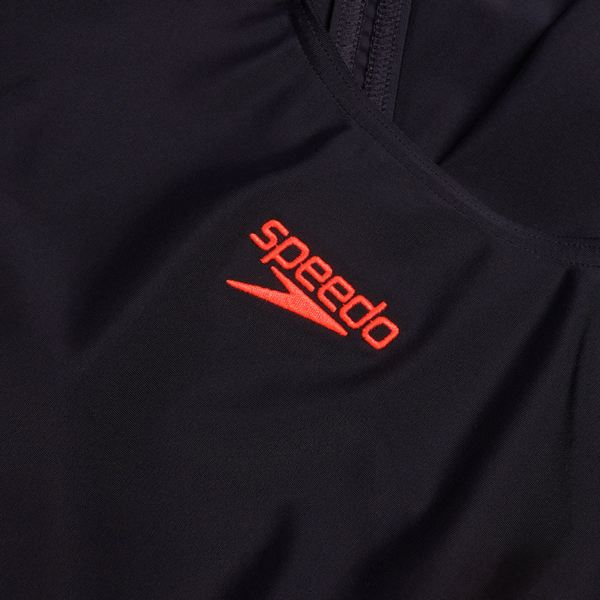 Speedo Badeanzug Colourblock 2.0 Schwarz/Rot/Blau