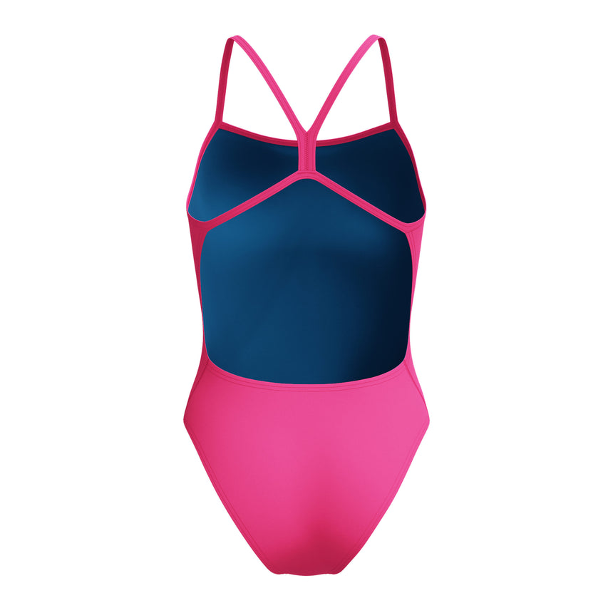 Speedo Badeanzug Eco Endurance+ Solid V-Back 2.0 Rosa