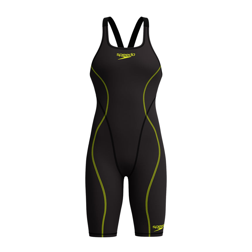 Speedo Wedstrijdbadpak Fastskin Hyperspark Open Rug Zwart
