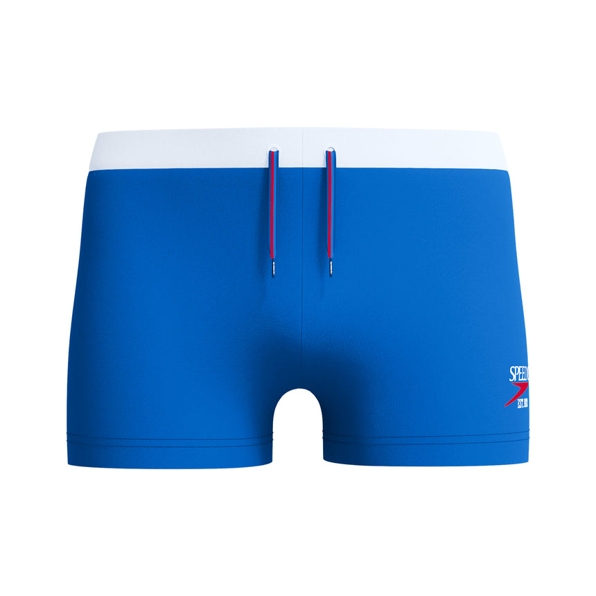 Speedo Badeboxer Solid Square Leg Blau