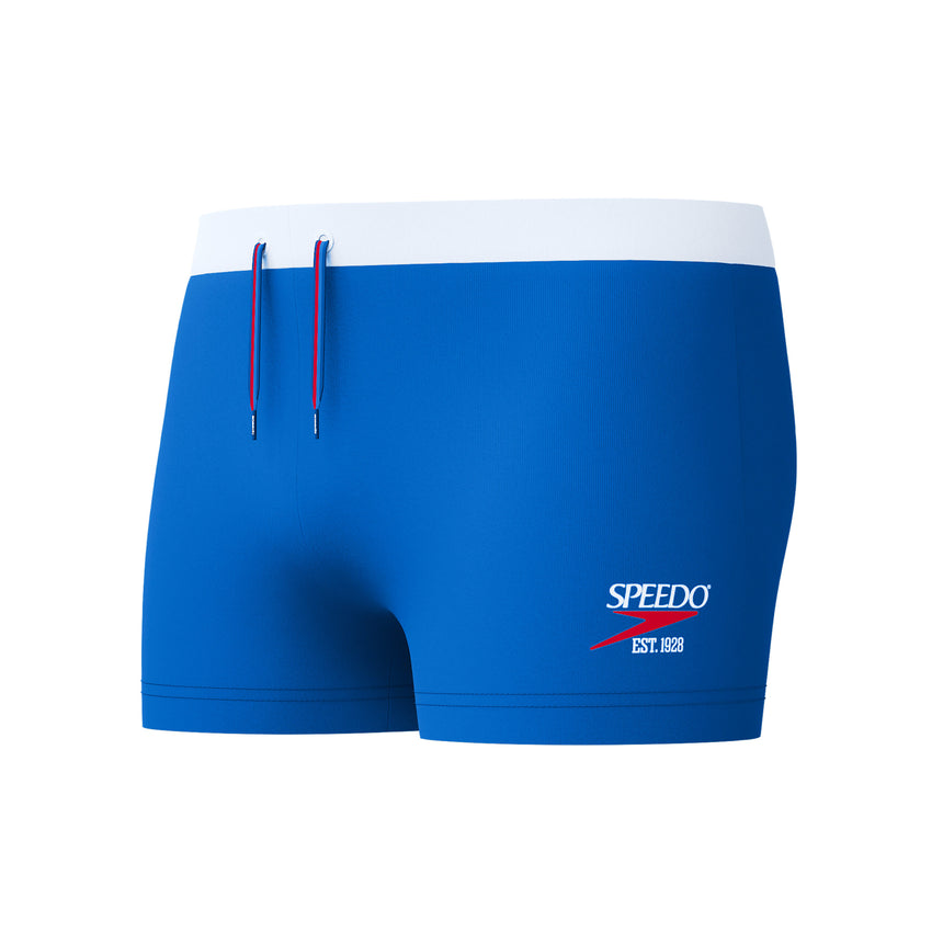 Speedo Badeboxer Solid Square Leg Blau