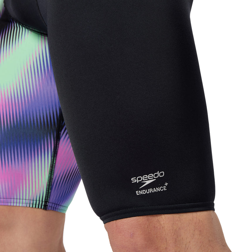 Speedo Jammer Eco Endurance+ One Leg Print Zwart/Paars