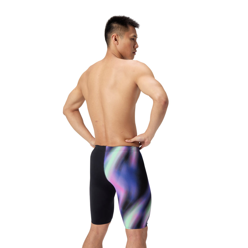 Speedo Jammer Eco Endurance+ One Leg Print Zwart/Paars