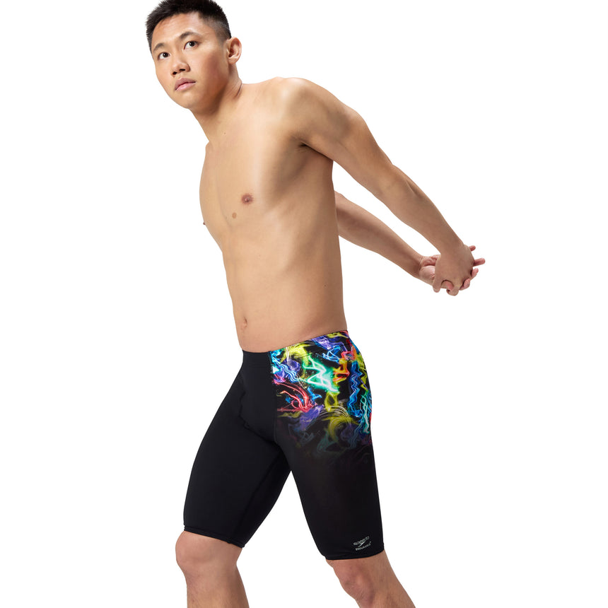 Speedo Jammer Eco Endurance+ Placement Print Blauw/Geel
