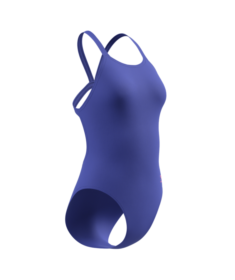 Speedo Damen Badeanzug Solid Leaderback Calm Kobaltblau