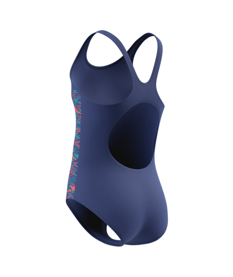 Speedo Mädchen Badeanzug Placement Muscleback NightWatch/HyperTeal