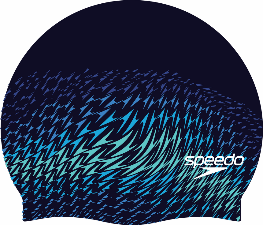 Speedo Badmuts Slogan Navy/Blauw