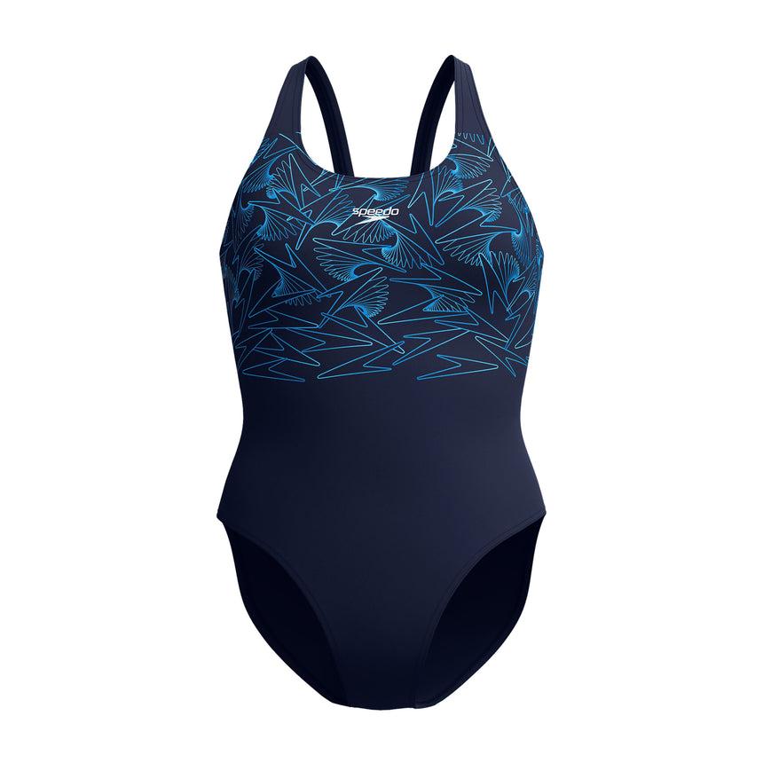 Speedo Badpak Eco Endurance+ Hyperboom Placement Muscleback Navy/Blauw