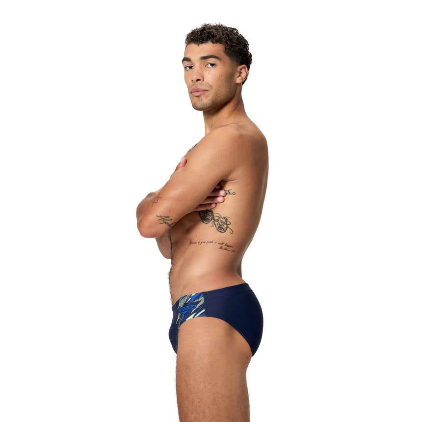 Speedo Heren Zwemslip Medley Logo 7Cm Marine/Blauw